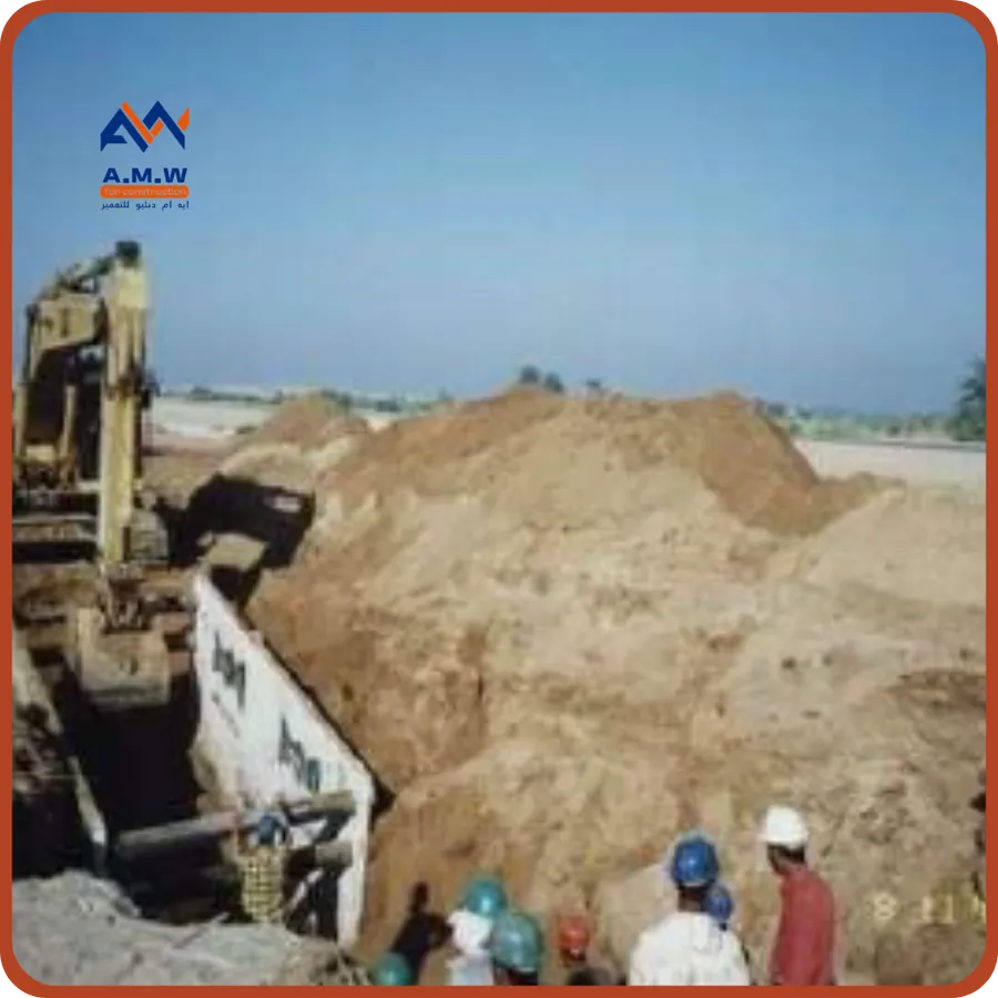 Infrastructure project by AMW For Construction in Egypt