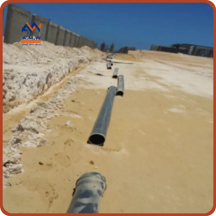 Infrastructure project by AMW For Construction in Egypt