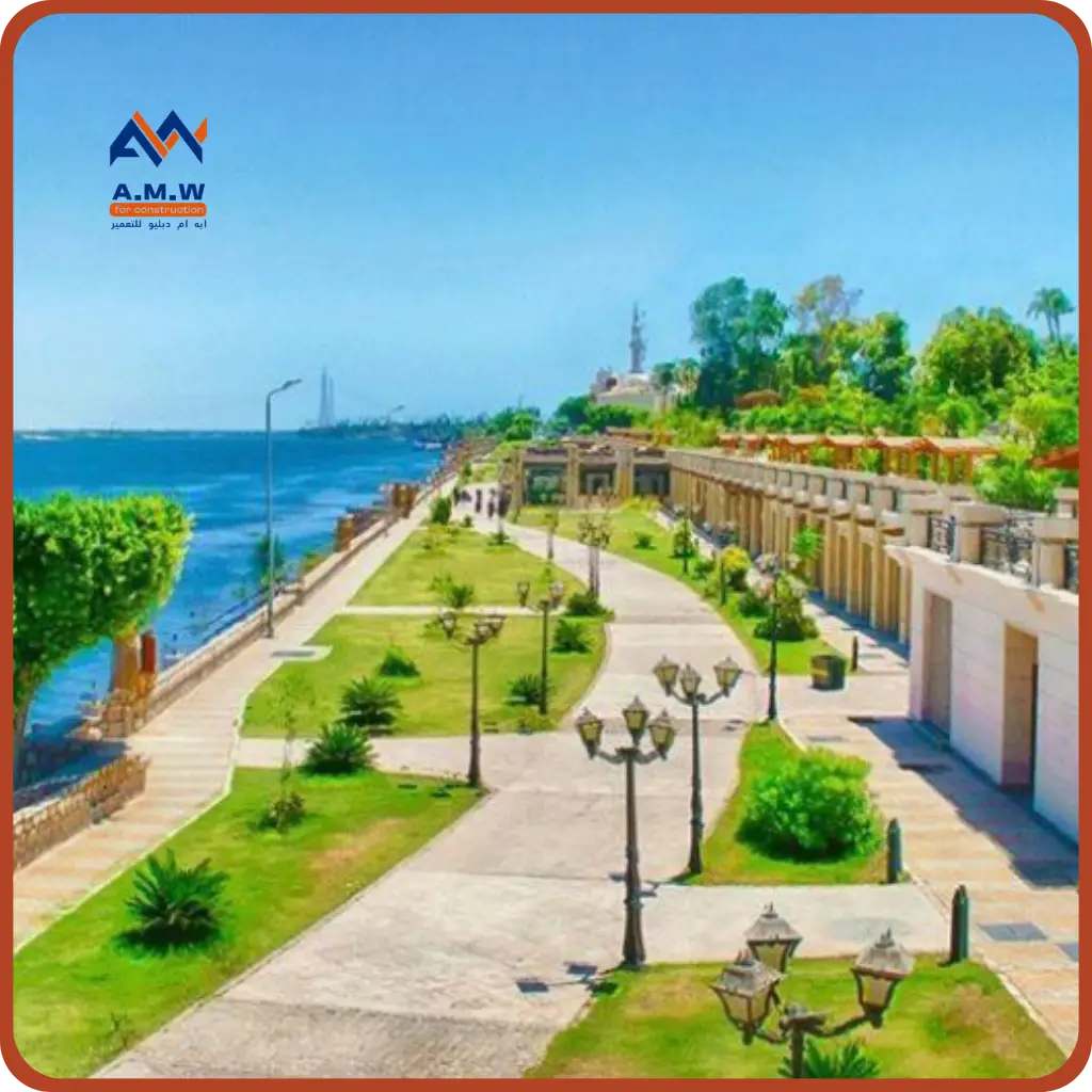 Aswan Corniche landscape project — AMW For Construction