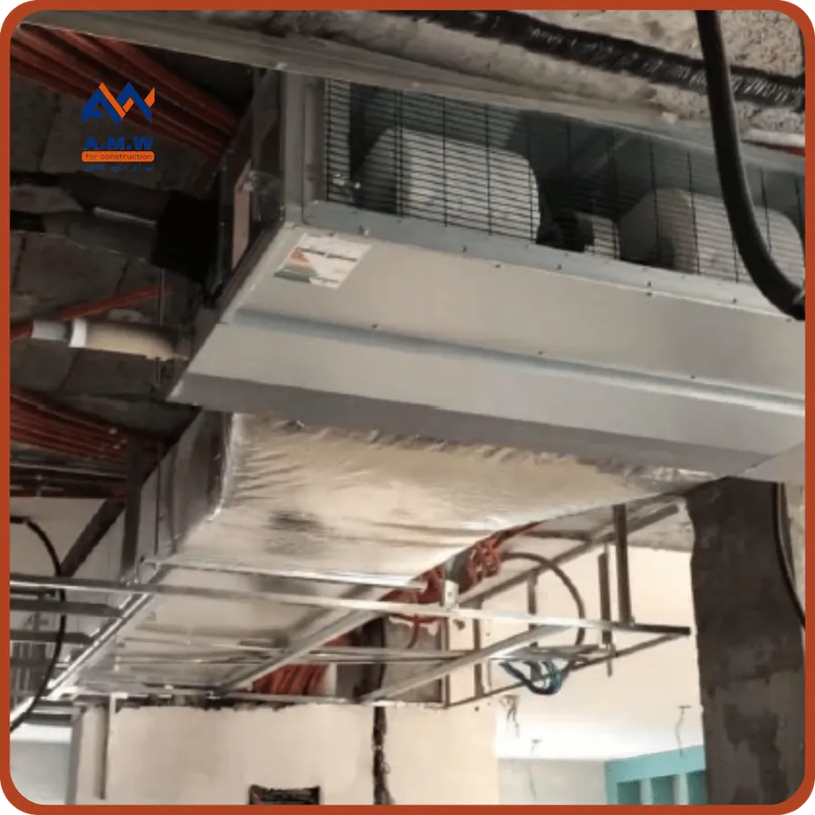 HVAC and fire fighting project by AMW For Construction