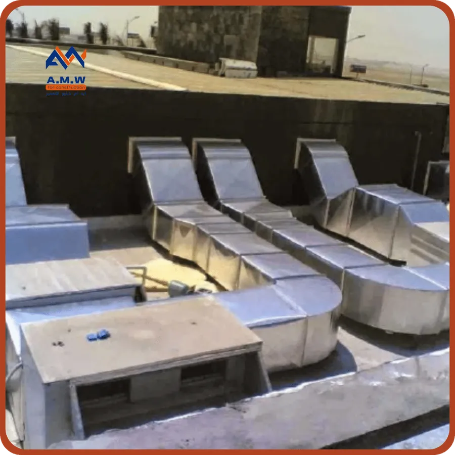 HVAC and fire fighting project by AMW For Construction