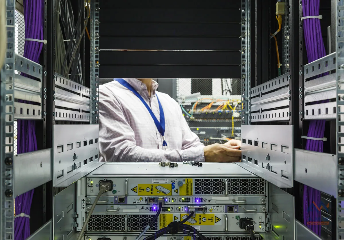 Data and communication infrastructure project by AMW For Construction