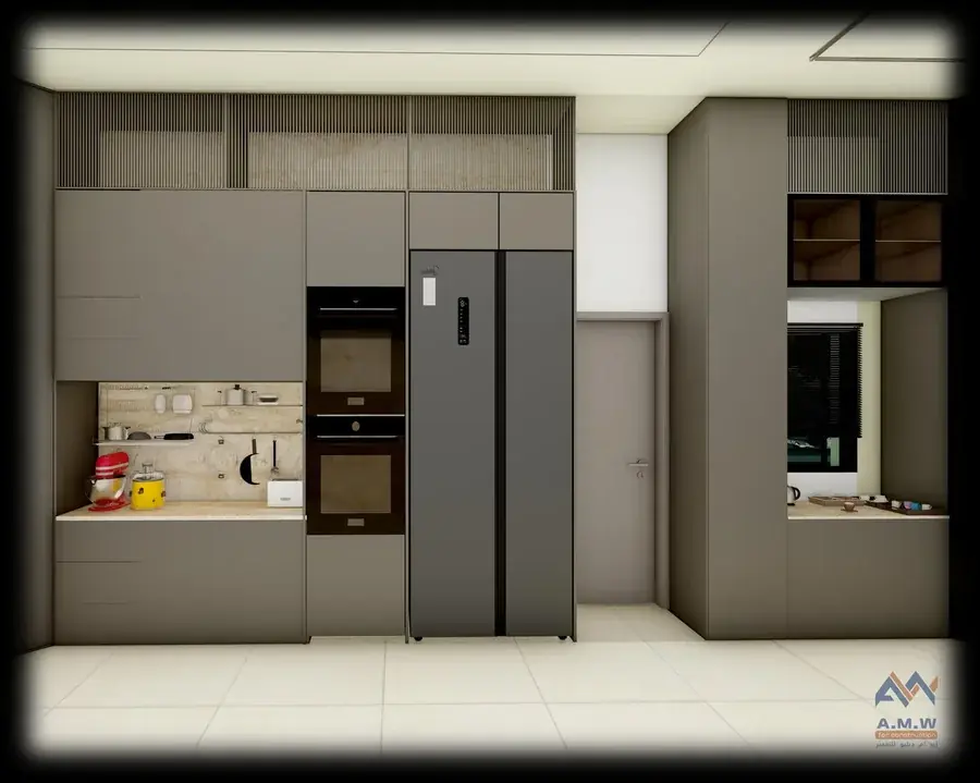 Kitchen design and finishing by AMW For Construction