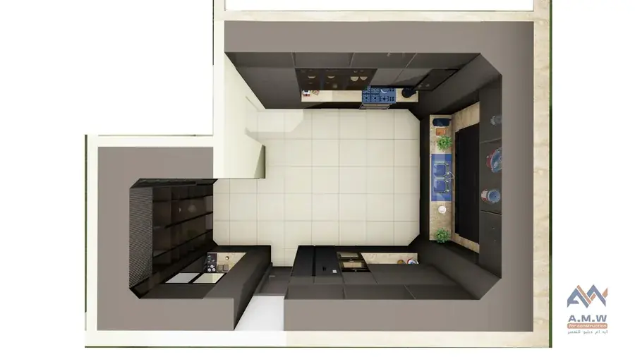 Kitchen design and finishing by AMW For Construction