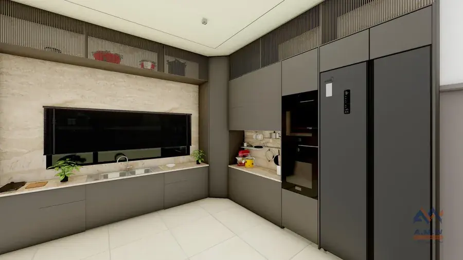 Kitchen design and finishing by AMW For Construction