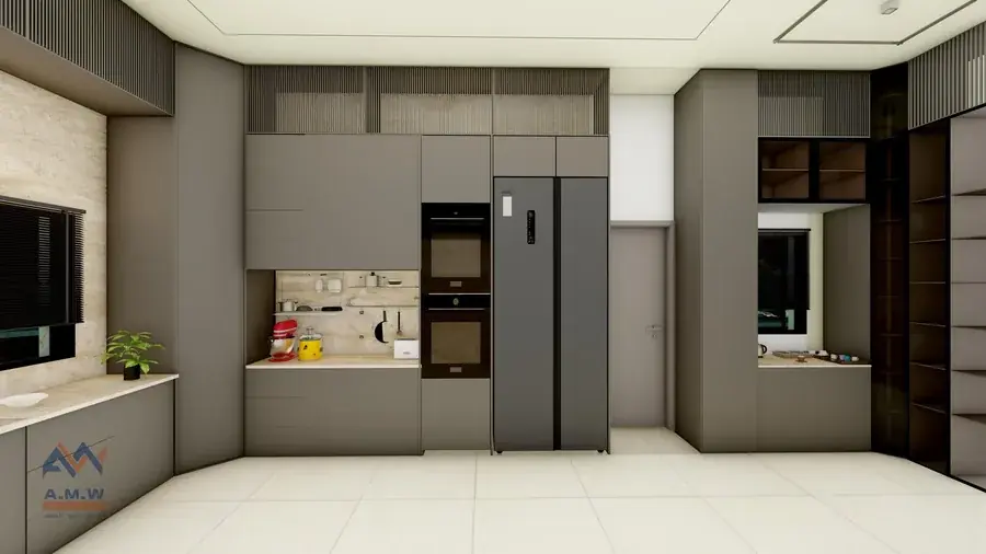 Kitchen design and finishing by AMW For Construction