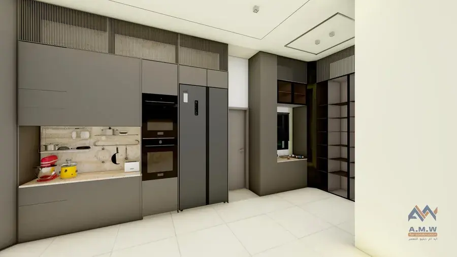 Kitchen design and finishing by AMW For Construction