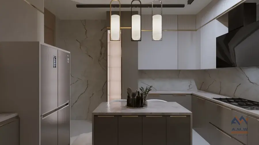 Les Rois Villa interior finishing by AMW For Construction