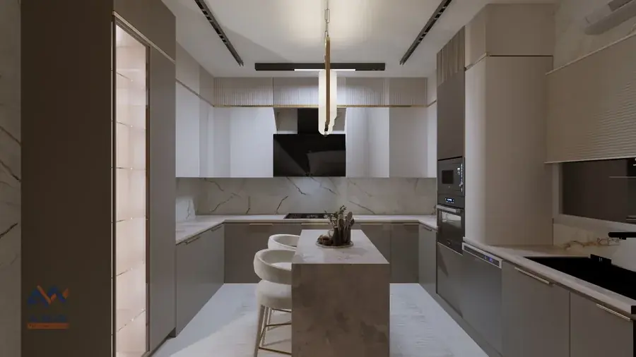 Les Rois Villa interior finishing by AMW For Construction