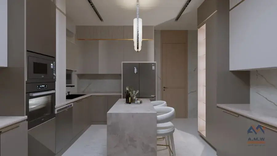 Les Rois Villa interior finishing by AMW For Construction