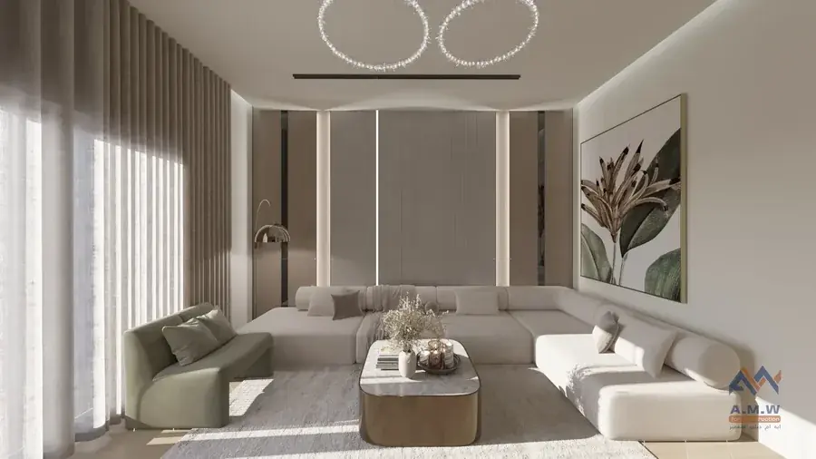 Les Rois Villa interior finishing by AMW For Construction