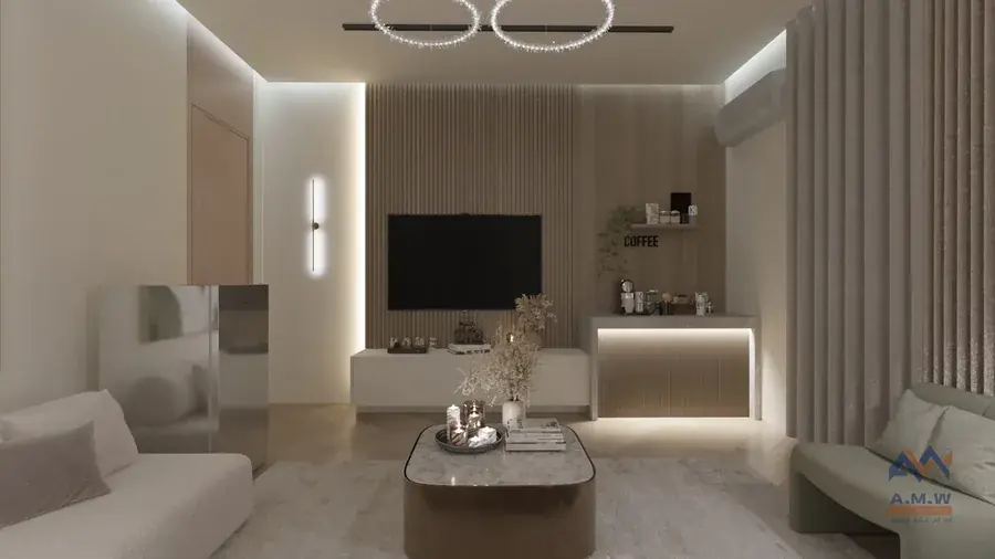 Les Rois Villa interior finishing by AMW For Construction