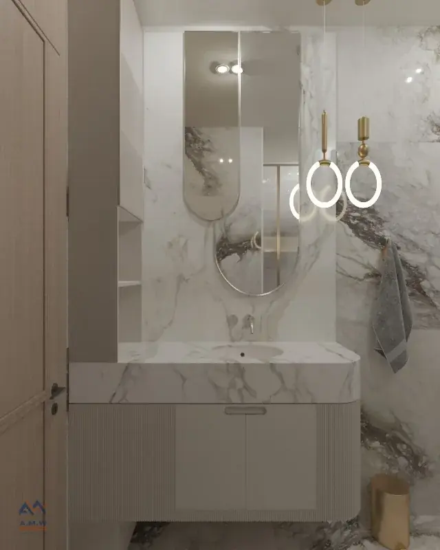 Les Rois Villa interior finishing by AMW For Construction