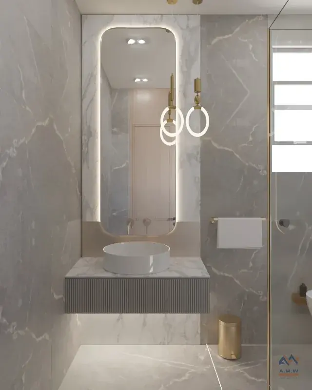 Les Rois Villa interior finishing by AMW For Construction
