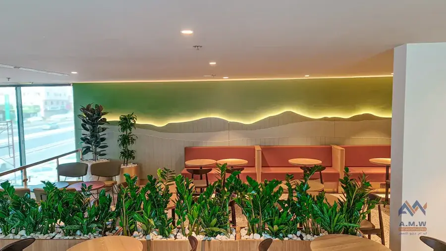 Starbucks fit-out and decoration work by AMW For Construction