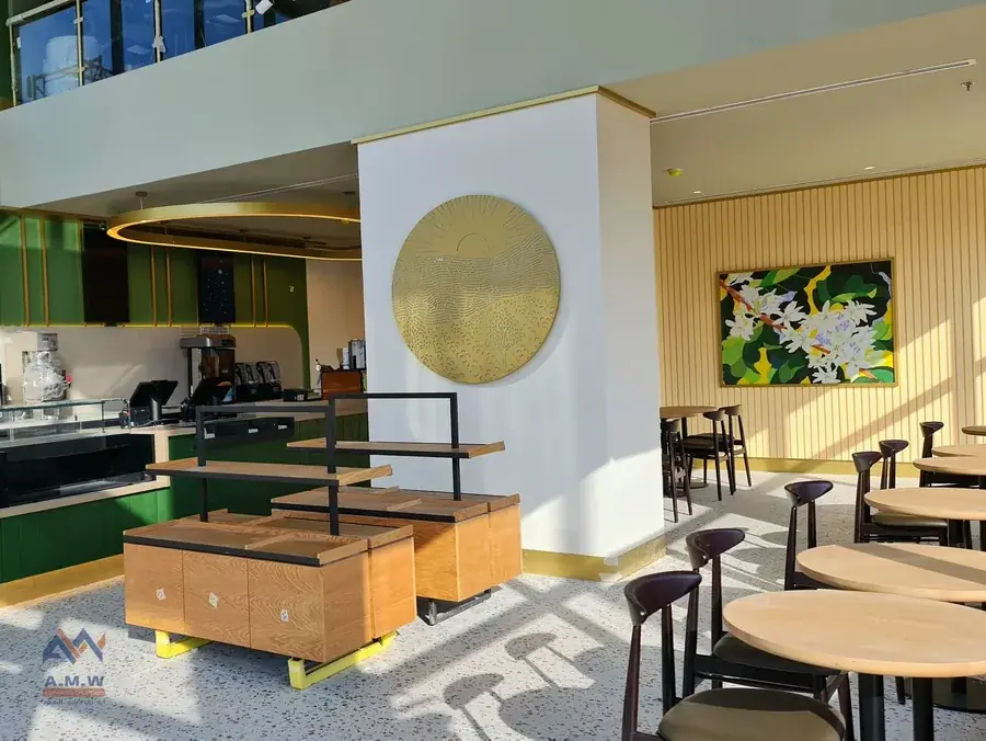 Starbucks fit-out and decoration work by AMW For Construction