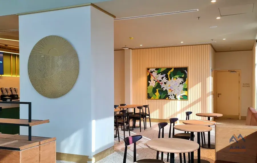 Starbucks fit-out and decoration work by AMW For Construction
