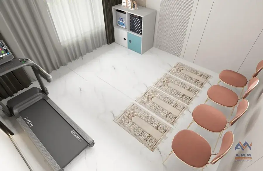 Villa interior finishing by AMW For Construction