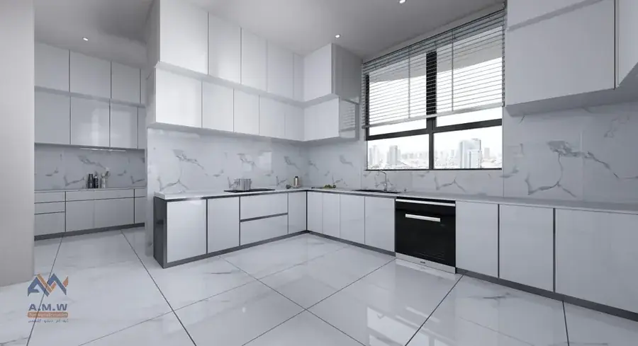 Villa interior finishing by AMW For Construction