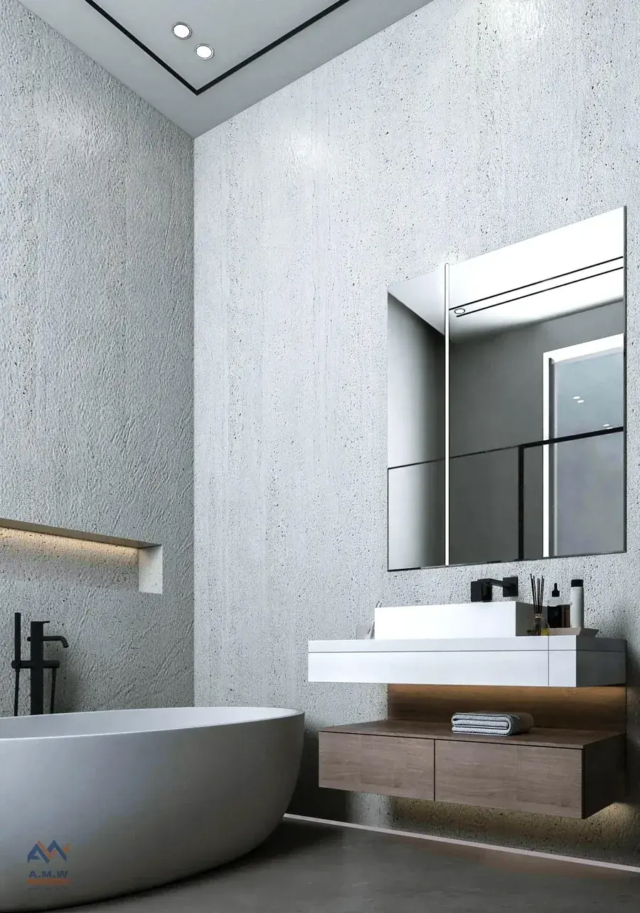 Villa interior finishing by AMW For Construction